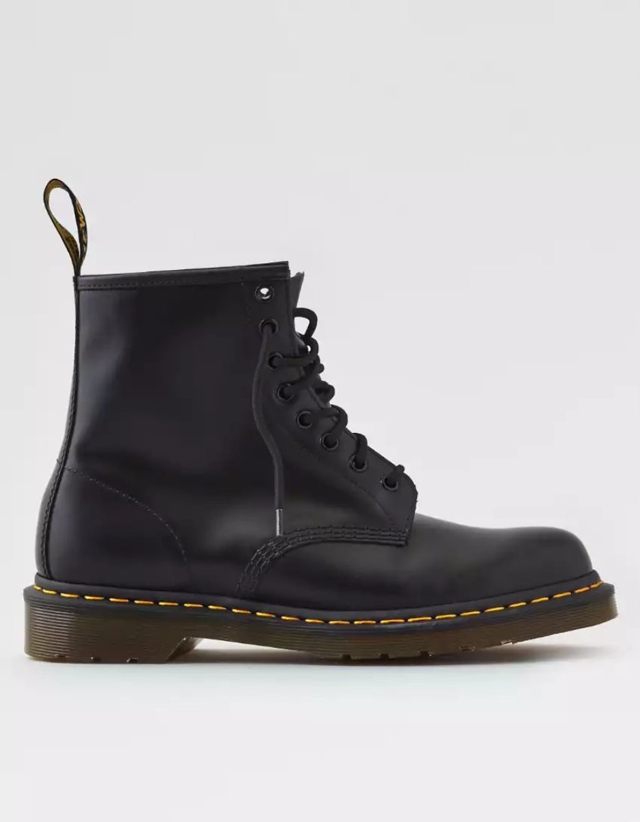 Bottes American Eagle 1460 Smooth Noir Homme | WJY-72768763